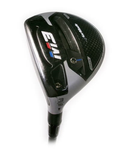 LH TaylorMade M3 15* 3 Wood Graphite Fujikura Motore X F3 6-R Regular Flex
