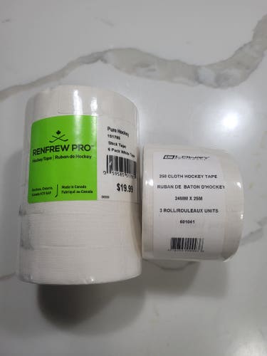 Brand new 9 rolls of white stick tape