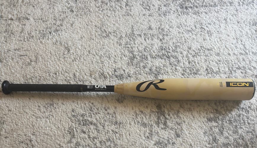 2025 Rawlings Icon Composite USABat Certified Bat (-8) 22 oz 30" (Used)