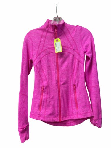 Lululemon Define Zip-Up Jacket Size 4 Pink