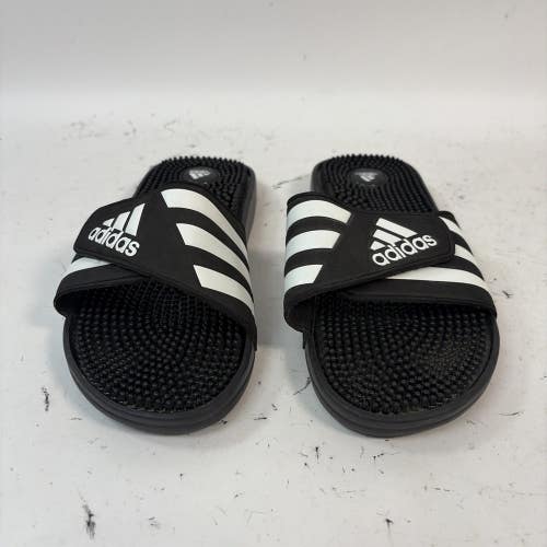 Adidas Men's Adissage Slip On Slides, Black, 11