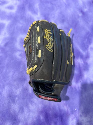 Brown Rawlings Highlight Series LH Baseball Glove 11.5" (Used)
