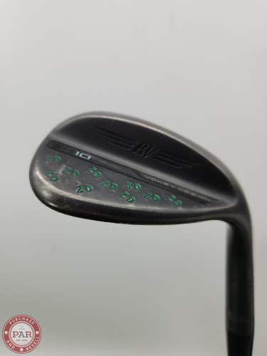 2024 TITLEIST VOKEY SM10 JET BLACK WEDGE 58*/12D STIFF TT DYNAGOLD 34.5" GOOD