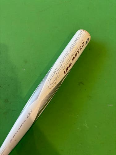 White 2023 Easton Ghost Unlimited Composite Bat (-10) 20 oz 30"