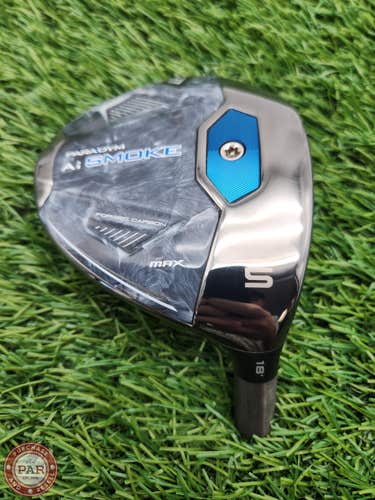 2024 CALLAWAY PARADYM AI SMOKE MAX 5 WOOD 18* CLUBHEAD ONLY +HC DEMO