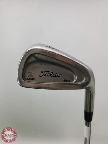 1998 TITLEIST DCI 981 4 IRON STIFF TITLEIST TRI SPEC 38" GOOD