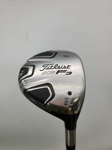 2009 TITLEIST 909F3 3 WOOD 15* STIFF ALDILA VOODOO FW-S GOOD