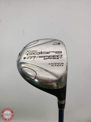 2007 COBRA M SPEED 3 WOOD REG ALDILA NV BLUE 50G-R GOOD