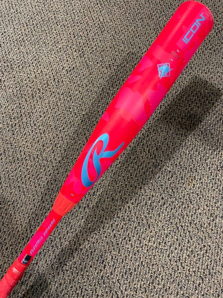 2025 Rawlings Icon Composite Bat USSSA Certified (-10) Composite 20 oz 30" (Used)