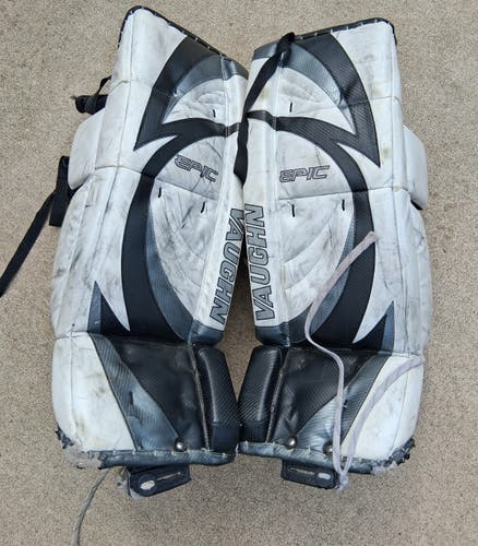 32+1" Vaughn Epic 8600 SR Goalie Leg Pads (Used)