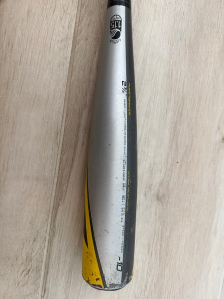 Easton S3 Alloy USSSA Certified Bat (-10) 19 oz 29" (Used)