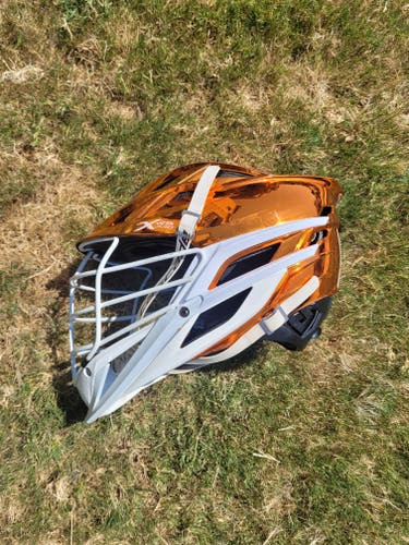 Cascade XRS Pro Helmet (Used) - Custom Orange Chrome / White - Adult