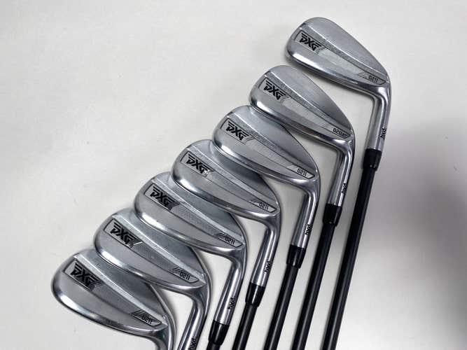 PXG 0211 Iron Set 6-PW+GW+SW Mitsubishi Chemical MMT 60g Senior Graphite Mens RH