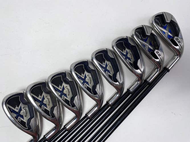 Callaway X-20/X-22 Combo Iron Set 4-PW+AW 75g Regular Graphite Mens RH