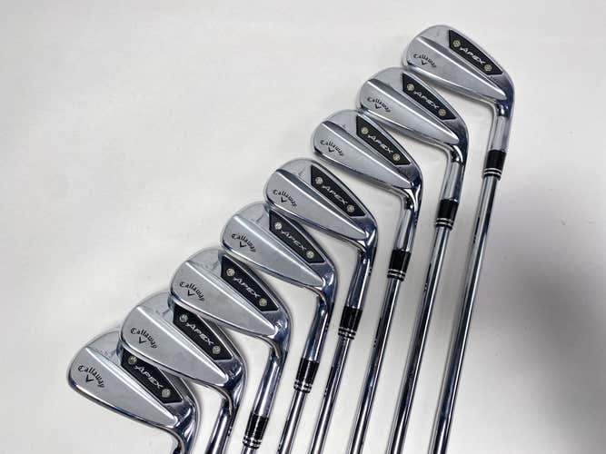Callaway Apex Ai150 Iron Set 4-PW+AW Dynamic Gold Mid S300 115g Stiff RH