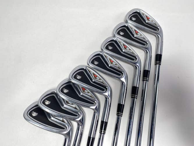 TaylorMade R9 TP Iron Set 3-PW KBS Tour Stiff Steel Mens RH