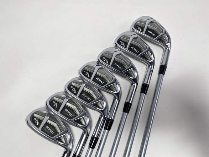 Callaway Epic Iron Set 5-PW+AW Fujikura Vista Pro 50 Ladies Graphite Womens RH