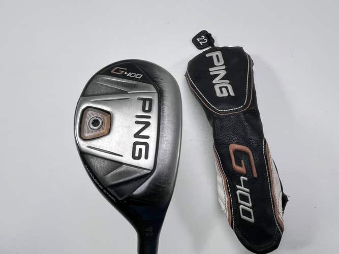 Ping G400 4 Hybrid 22* OBAN Revenge 03 Green 65g Regular Graphite Mens RH HC