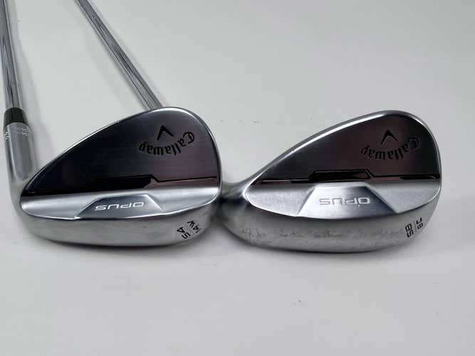 Callaway Opus Brushed Chrome Wedge Set 54* 14 | 58* 8 Wedge RH