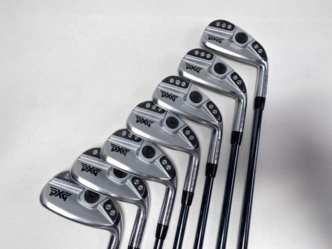 PXG 0311 P GEN5 Chrome Iron Set 5-PW+GW Recoil Dart F3 75g Regular  RH