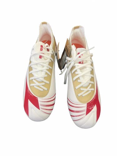 Diadora Maximus Elite Totti Soccer Cleats - White/Gold/Red - Size 9.5 Brand new with tags