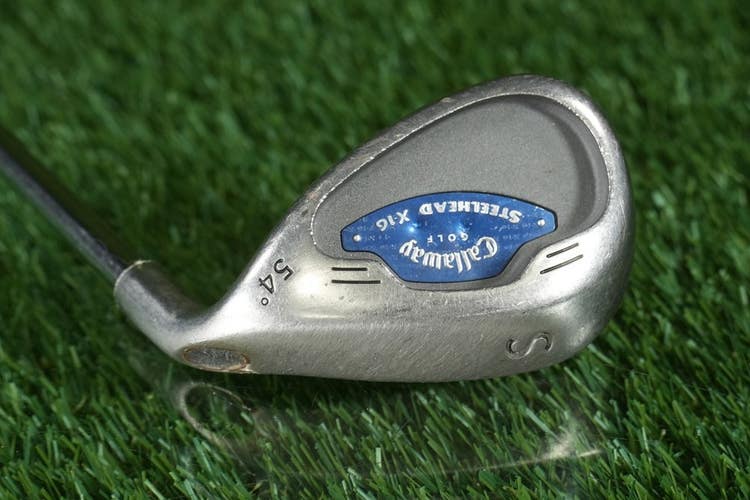 Callaway Steelhead X-16 54 Sand Wedge "S Uni-Flex + Golf Pride Jumbo Grip RH