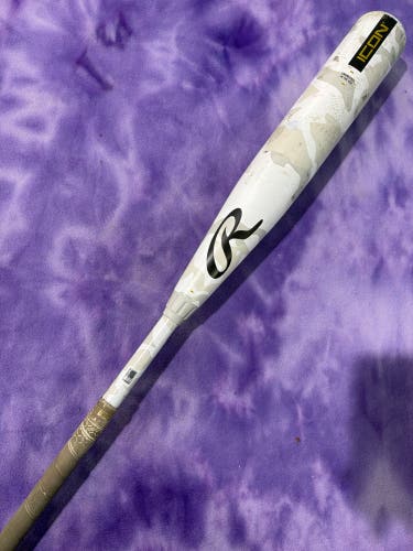 2025 Rawlings Icon Composite Bat USSSA Certified (-5) Composite 27 oz 32" (Used)