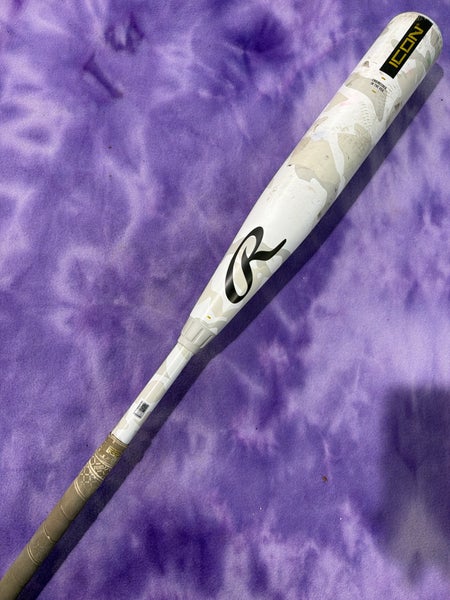 2025 Rawlings Icon Composite Bat USSSA Certified (-5) Composite 27 oz 32" (Used)