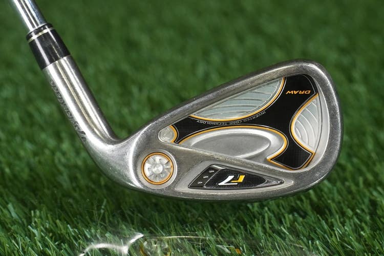 TaylorMade r7 Draw 6 Iron Inverted Cone T-Step 90 Regular Flex Steel Shaft RH