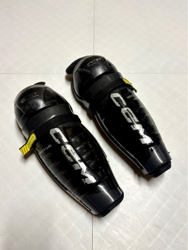 Youth CCM Tacks 11” Shin Pads - Used