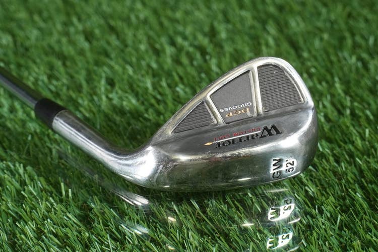 Warrior Custom Golf DCP Grooves 52 Gap Wedge "GW" Wedge Flex + Oversize Grip RH