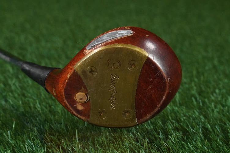 Vintage MacGregor Bryon Nelson Persimmon 3 Wood Fairway Dynamic Gold Regular RH