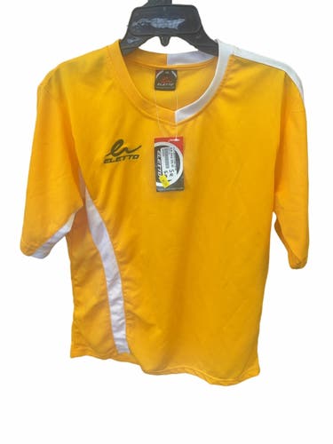 Eletto Soccer Jersey - Yellow/White - Senior Small
