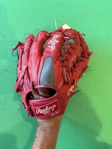 Red Rawlings Gold Glove Elite RH Infield Baseball Glove 11.5"