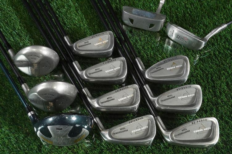 Women's 12Pc. Golf Starter Set Acer, Golden Bear, Big Boy, Putter, Chipper RH