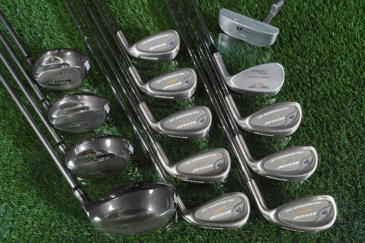 Women's 14Pc. Golf Set Dunlop Irons, Lady Shark Woods, Titleist Vokey Wedge RH
