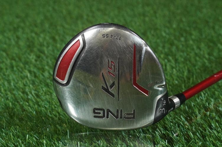 Ping K15 16 3 Wood 17-4 SS SF Tec Fairway TFC 149 Regular Flex Graphite Left LH