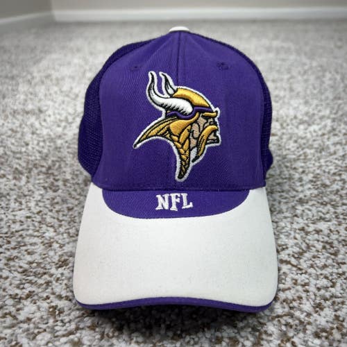 Minnesota Vikings Hat Cap Snap Back Mens One Size Purple NFL Football Sports