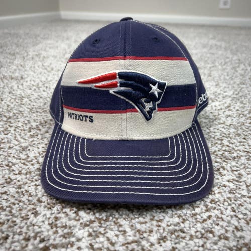 New England Patriots Hat Cap Flex Mens Large NFL Football On Field Reebok Sport
