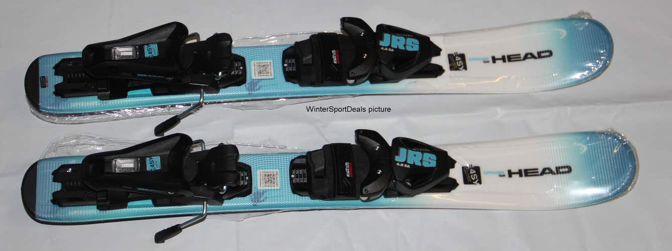 NEW 2027 HEAD 67cm kids skis supershape team + adjustable 4.5 GW bindings JRS set