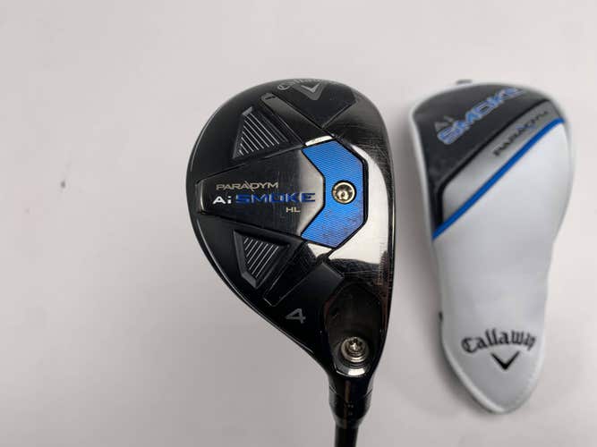 Callaway Paradym Ai Smoke HL 4 Hybrid 21* Cypher Fifty 5.0 50g Senior RH HC