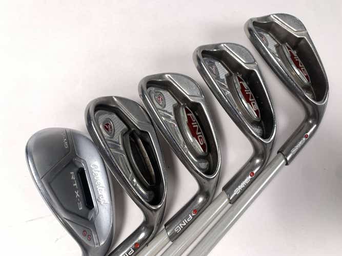 Ping Faith Iron Set 8-PW+SW+60* Red Dot 1* Flat Ladies Graphite RH Jumbo Grips
