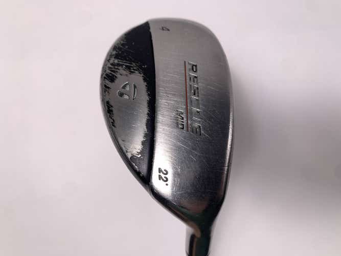 TaylorMade Rescue Mid 4 Hybrid 22* 65g Senior Graphite Mens RH