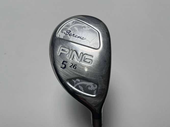 Ping Serene 5 Hybrid 26* ULT210 Ladies Graphite Womens RH Undersize Grip