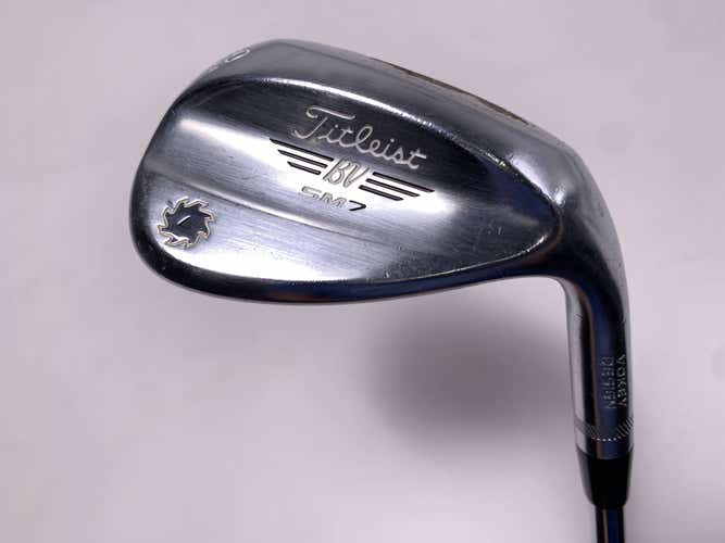 Titleist Vokey SM7 Tour Chrome Wedge 60* 8 Bounce M-Grind Wedge Steel Mens RH