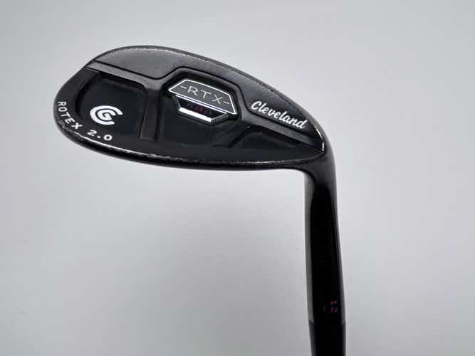 Cleveland 588 RTX 2.0 CB Black Satin Wedge 60* 12 Bounce UltraLite Womens RH