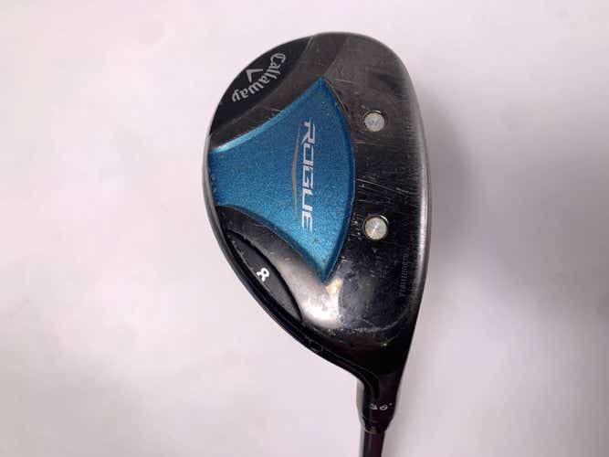 Callaway Rogue 8 Hybrid 34* Aldila Quaranta 40g Ladies RH Undersize Grip