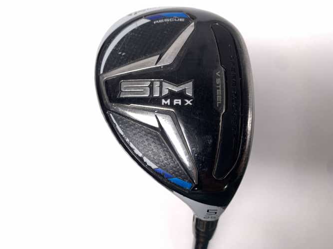 TaylorMade SIM MAX 5 Hybrid 25* Fujikura Ventus Blue 5A Senior Graphite Mens RH