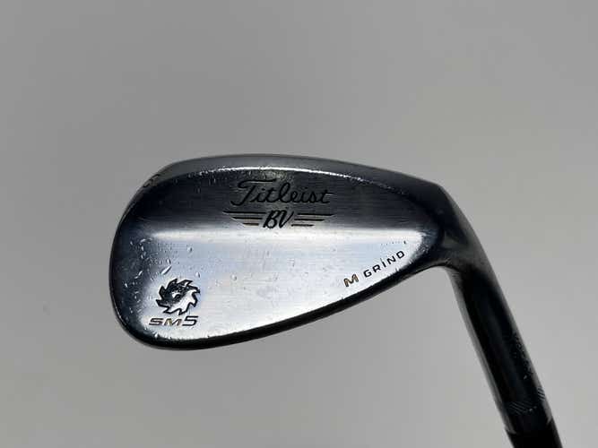 Titleist Vokey SM5 Tour Chrome Wedge 56* 10 Bounce M-Grind S200 Steel Mens RH