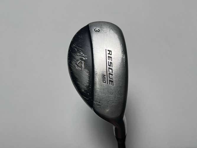 TaylorMade Rescue Mid 3 Hybrid 19* 65g Stiff Graphite Mens RH